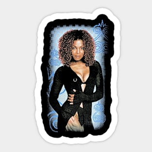 Janet Jackson Vintage 70s 80s Sticker